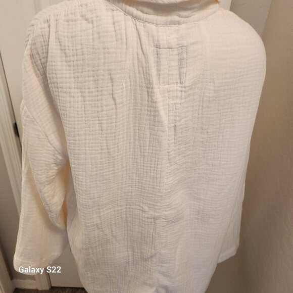 Madewell Jacket Size XL. Cream/Off white. Button front. NWT. - Picture 13 of 14